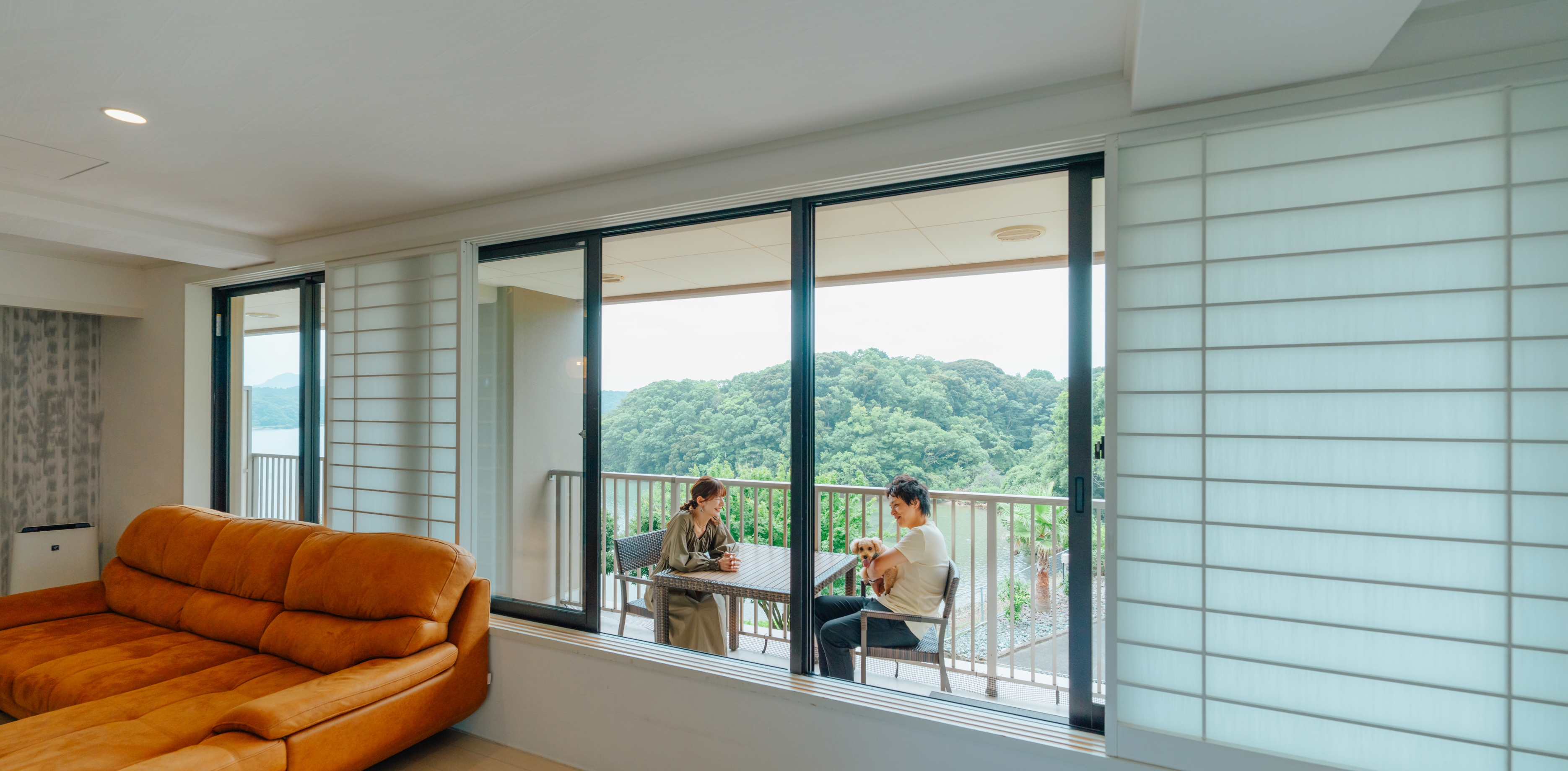 ゆったりと流れる時間と穏やかな潮の音